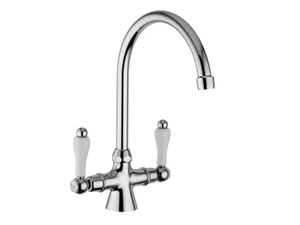 PRAGA - PRAGA CRYSTAL - F7533P - 1 hole washbasin tap with adjustable spout without waste _ Rubinetteria Giulini